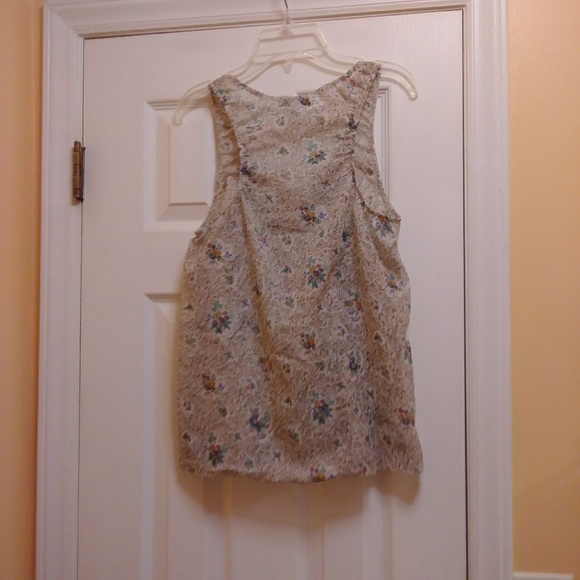 Heritage Women's Tank Top Blouse Size Medium Sheer - Picture 2 of 5